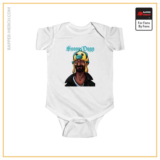 Snoop Dogg High as a Kite Fish Hat Funny Artwork Baby Romper RM0310
