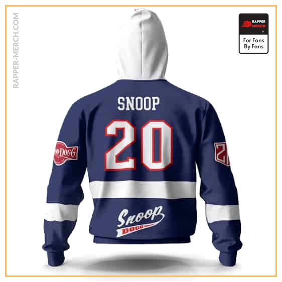 Snoop Dogg Long Beach Puck Hcky Dope Blue Zipper Hoodie RM0310
