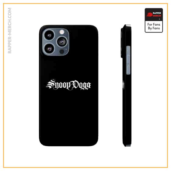 Snoop Dogg Minimalistic Logo Black iPhone 13 Fitted Case RM0310