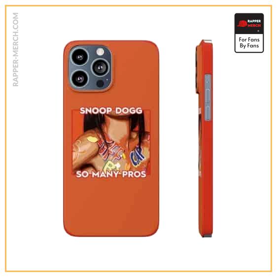 Snoop Dogg So Many Pros Music Logo Orange iPhone 13 Case RM0310
