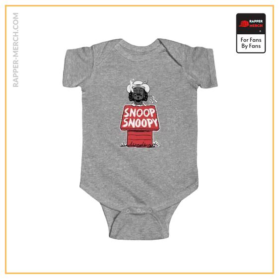 Snoop Dogg With Snoopy Dog House Dope Baby Onesie RM0310
