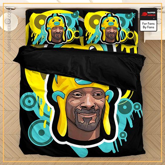 Snoop Dogg Yellow Fish Beanie Hat Black Bedding Set RM0310