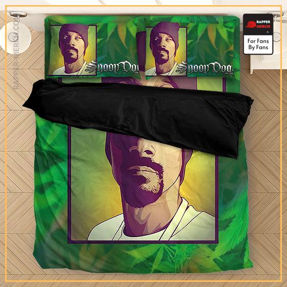 Snoop Doggy Dogg Marijuana Background Green Bed Linen RM0310