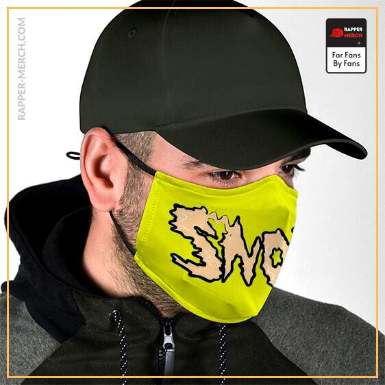 Snoop Marijuana Smoke Yellow-Green Filtered Face Mask RM0310