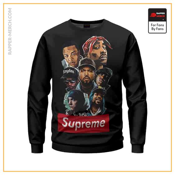 Supreme Greatest West Coast Rappers Sweatshirt RM0310