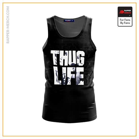 Thug Life Tupac Shakur Graphic Sleeveless Shirt RM0310