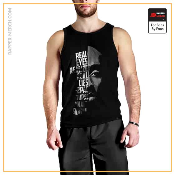 Real Eyes Realize Real Lies 2Pac Tank Top RM0310