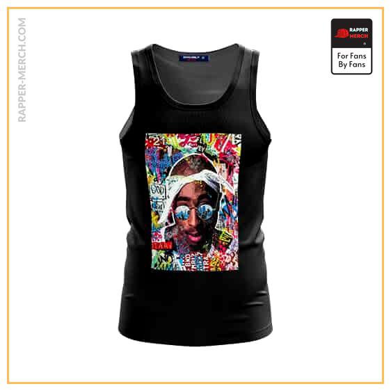 Tupac Shakur Amazing Graffiti Sleeveless Shirt RM0310