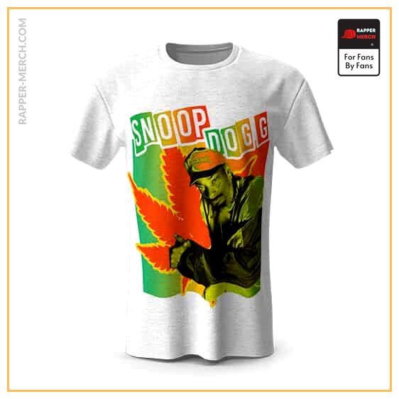 Snoop Dogg & Weed Rasta Colors T-Shirt RM0310