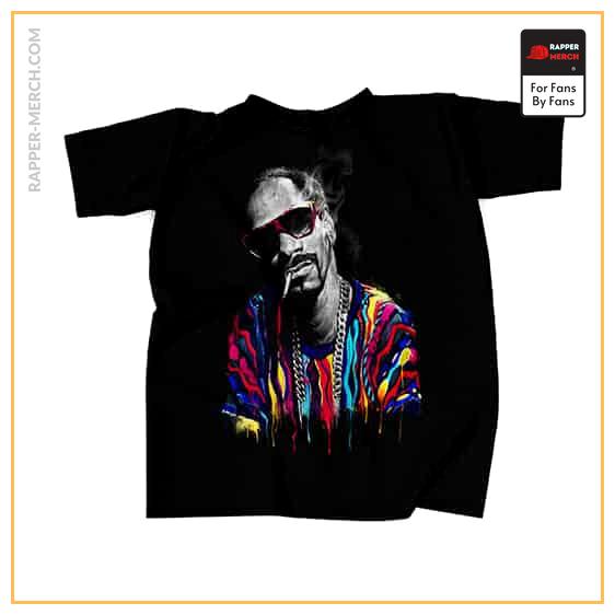 Snoop Dogg Colorful Drip Art Crewneck Shirt RM0310