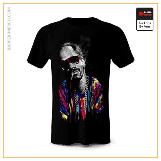 Snoop Dogg Colorful Drip Art Crewneck Shirt RM0310