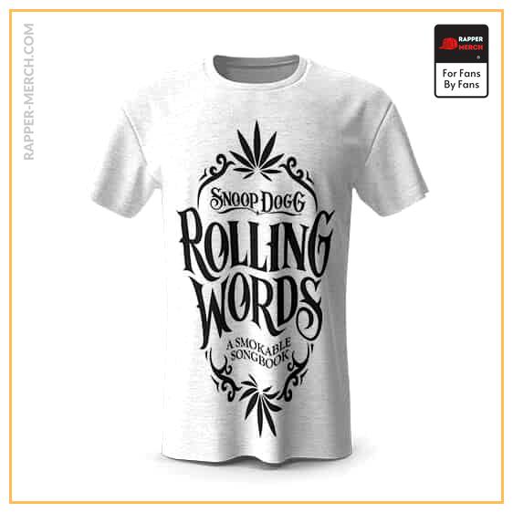 Minimalistic Snoop Dogg Rolling Words T-Shirt RM0310