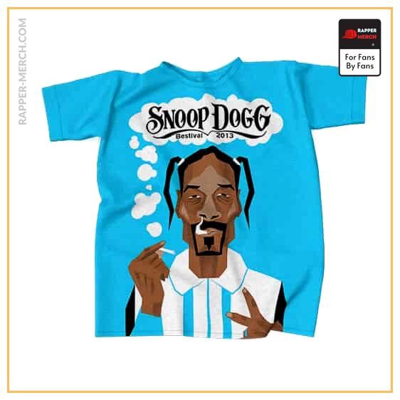Bestival Snoop Dogg Smoking Cartoon T-Shirt RM0310