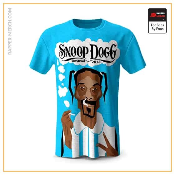 Bestival Snoop Dogg Smoking Cartoon T-Shirt RM0310