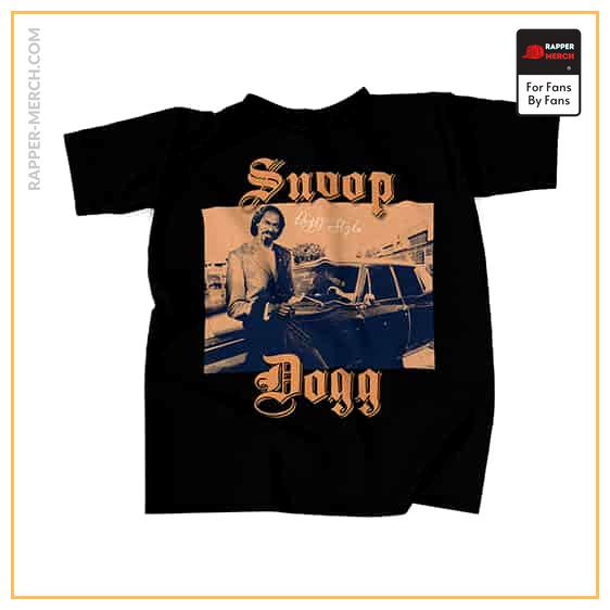 Sepia Snoop Dogg Portrait Crewneck T-Shirt RM0310