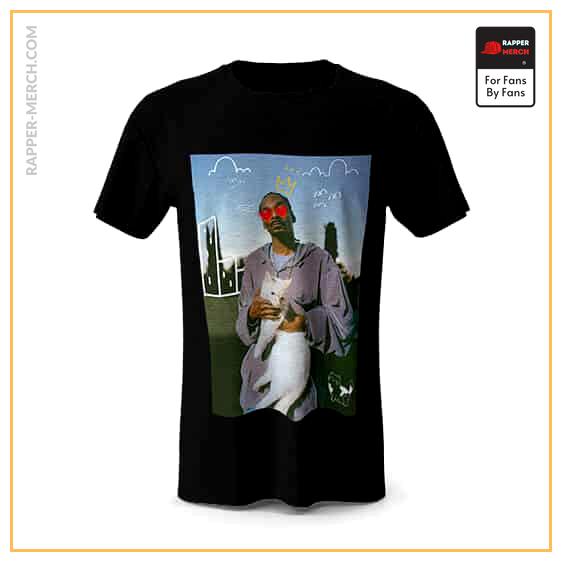 Pussy Lover Snoop Dogg Portrait Black T-Shirt RM0310