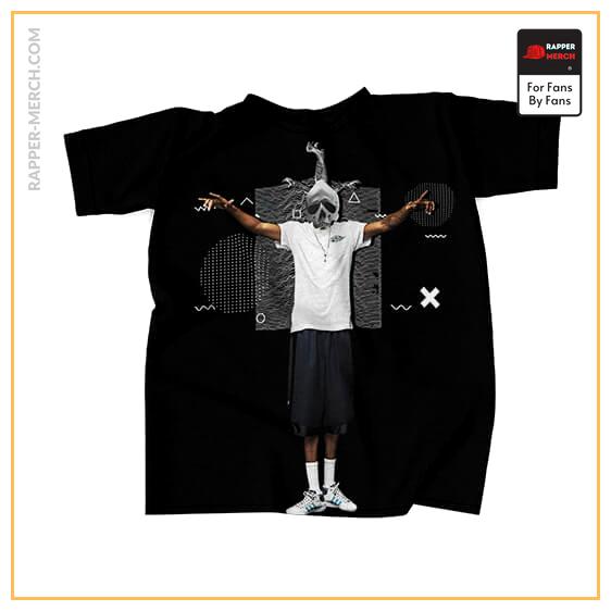 Snoop Dogg Beat Waves Black Crewneck Shirt RM0310