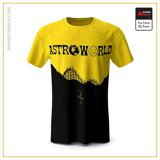 Dope Astroworld Roller Coaster Yellow Shirt RM0410