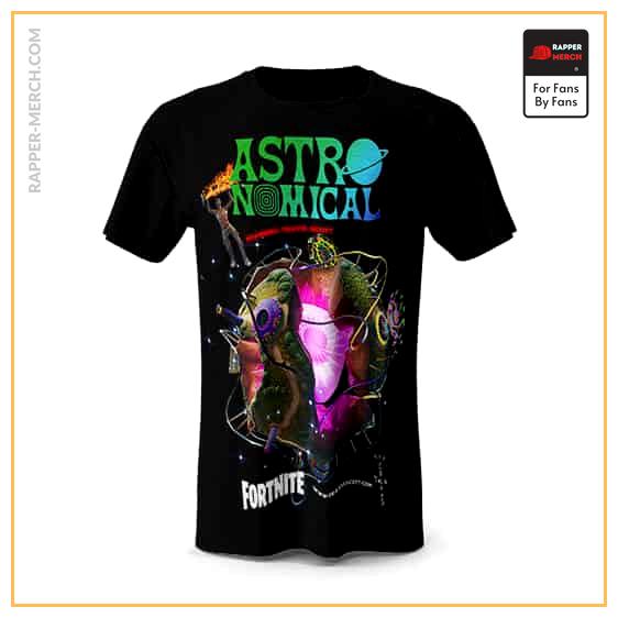 Astronomical Fortnite Cactus Jack Black Shirt RM0410
