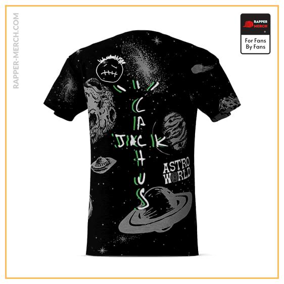 Trippy Outer Space Travis Scott Art T-Shirt RM0410
