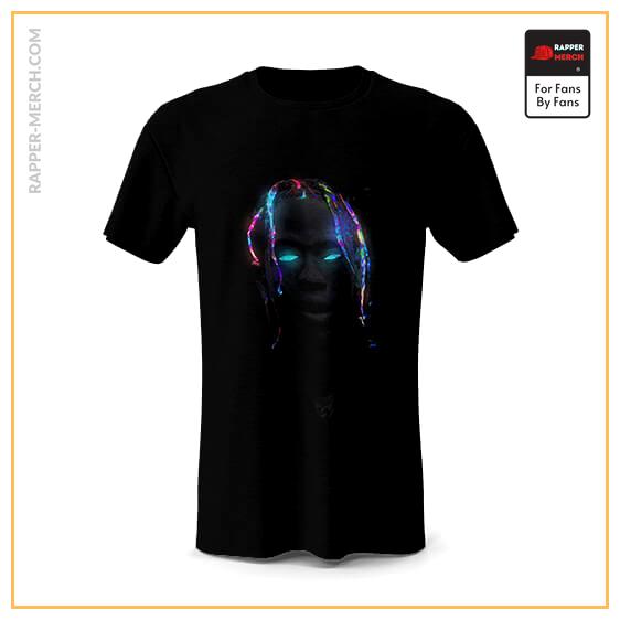 Travis Scott Silhouette Neon Braids T-Shirt RM0410