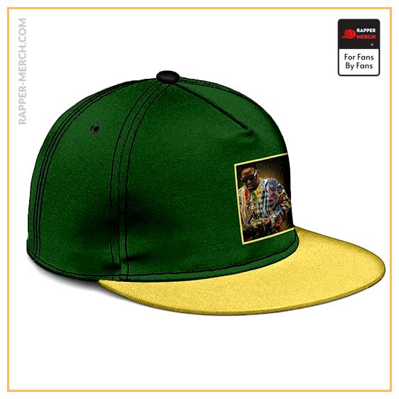 The Notorious B.I.G. Counting Money Art Green Snapback RP0310