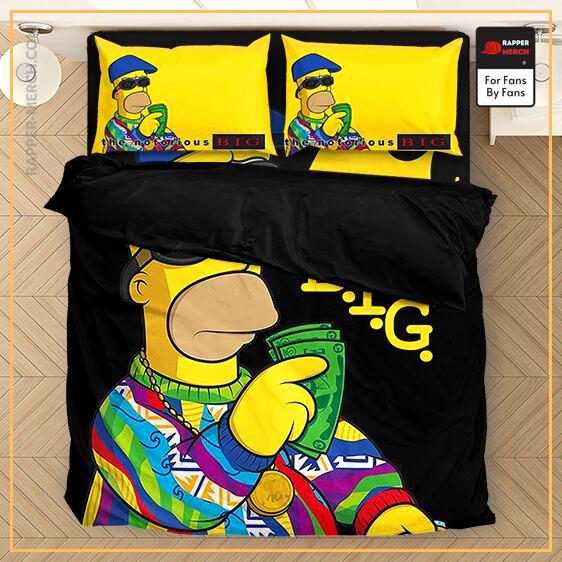 The Notorious B.I.G. Funny Homer Simpson Parody Bedding Set RP0310