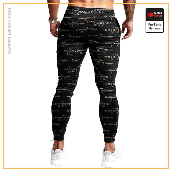 The Notorious B.I.G. Typography Pattern Badass Joggers RP0310