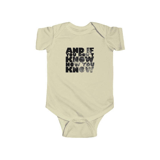 The Notorious BIG Juicy Typographics Cool Infant Bodysuit RP0310