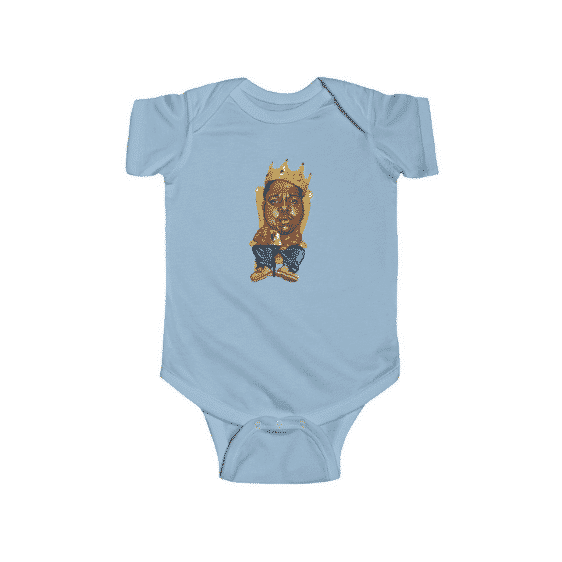 The Notorious BIG Sitting On Throne Art Awesome Infant Onesie RP0310