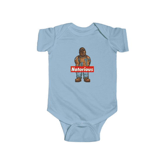The Notorious BIG Supreme Inspired Art Dope Baby Bodysuit RP0310