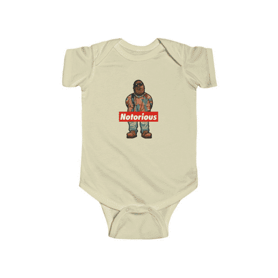 The Notorious BIG Supreme Inspired Art Dope Baby Bodysuit RP0310