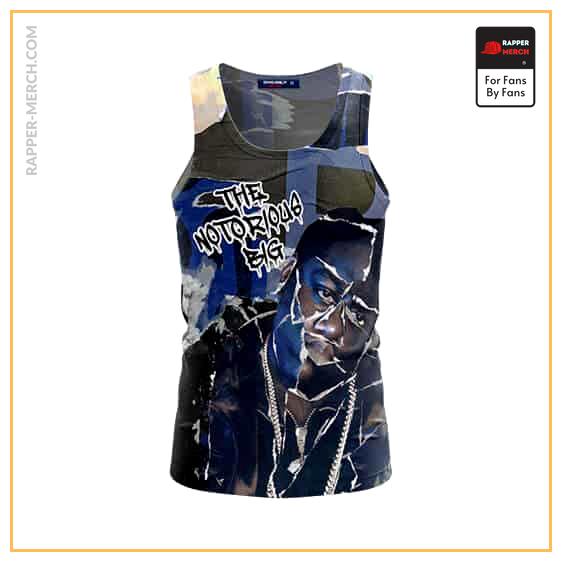 The Notorious Big Blue Collage Art Tank Top RP0310