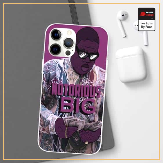 The Notorious Big Counting Money iPhone 12 Fitted Cover RP0310