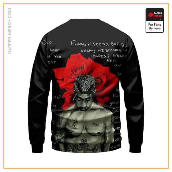 The Rose That Grew From Concrete Tupac Sweatshirt RM0310