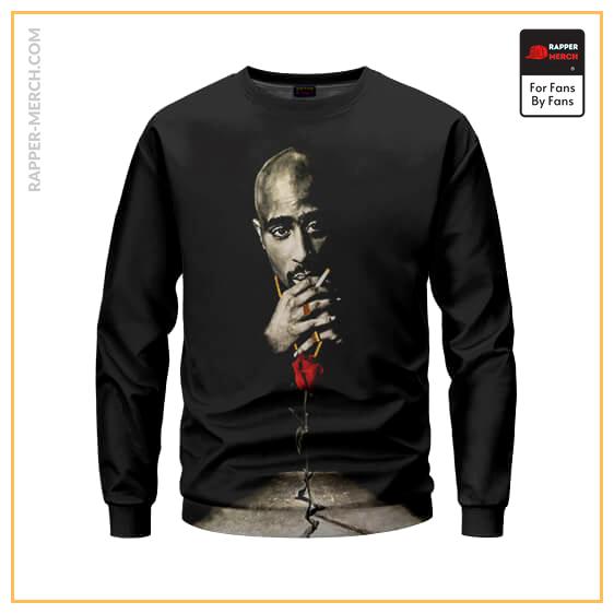 The Rose That Grew From Concrete Tupac Sweatshirt RM0310