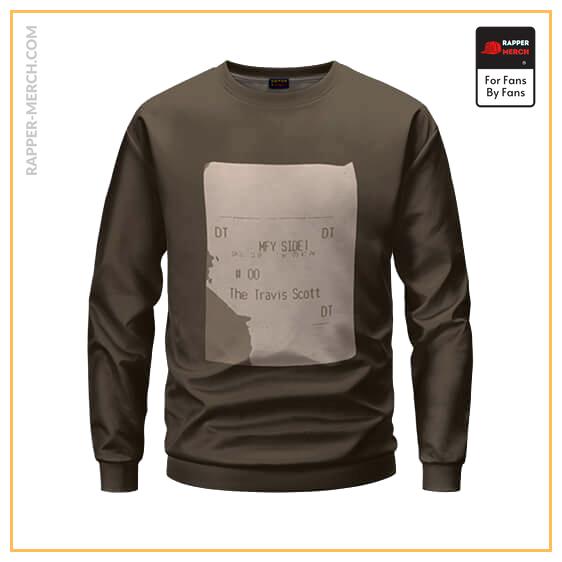 The Travis Scott Meal Grill Slip Design Unique Sweatshirt RM0410