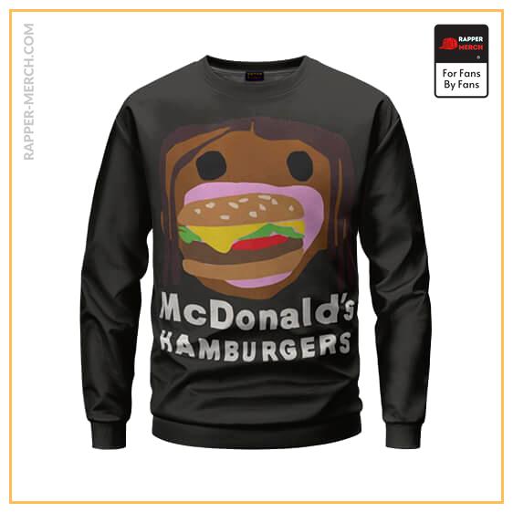 The Travis Scott Meal McDonald's Burger Cartoon Art Sweater RM0410