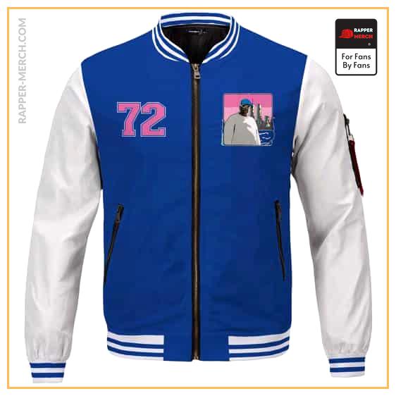 The World Is Yours Biggie Smalls Blue Varsity Jacket RP0310