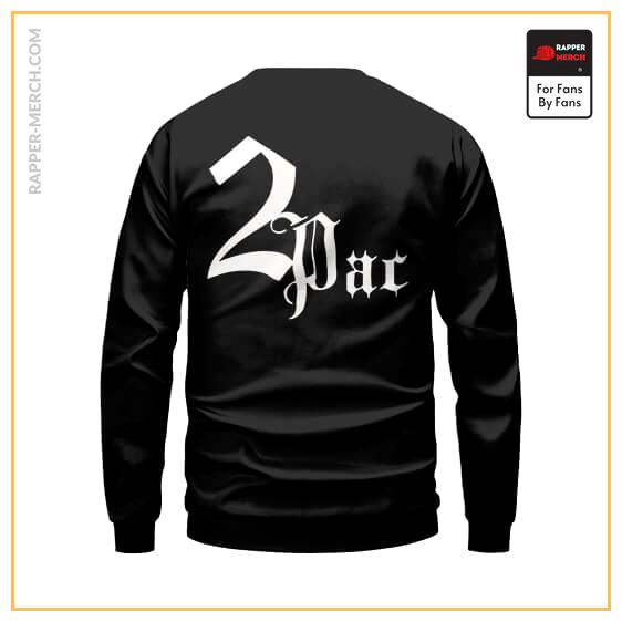 Three Faced 2Pac Makaveli Side View Art Sweater RM0310