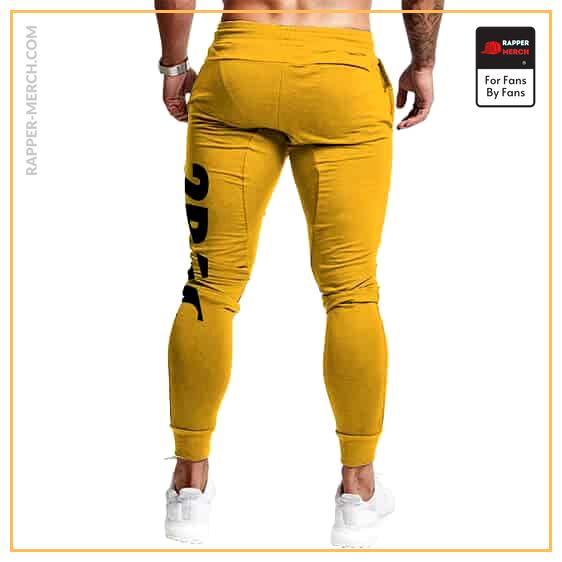 Thug Life 2Pac Shakur Cartoon Art Yellow Jogger Pants RM0310