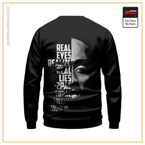 Thug Life 2Pac Shakur Real Eyes Design Sweater RM0310
