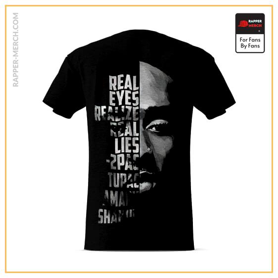 Thug Life 2Pac Shakur Real Eyes Design T-Shirt RM0310