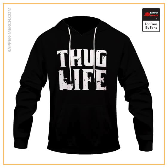 Thug Life Pistol Typography Art Epic 2Pac Shakur Hoodie RM0310