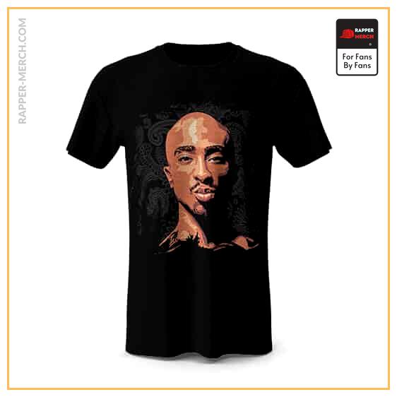 Thug Life Rapper 2Pac Face Art Epic T-Shirt RM0310
