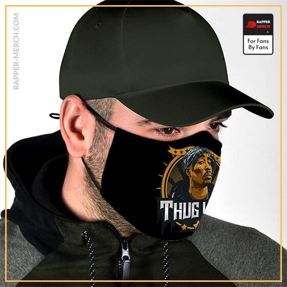 Thug Life Rapper Tupac Amaru Shakur Logo Epic Face Mask RM0310