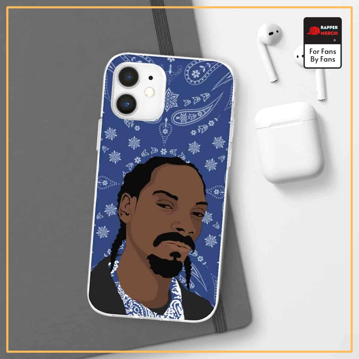 Thug Life Snoop Dogg Crips Blue Bandana iPhone 12 Case RM0310
