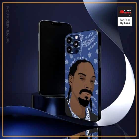 Thug Life Snoop Dogg LBC Crips Blue Bandana iPhone 13 Case RM0310