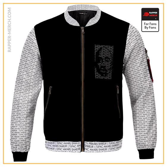 Thug Life Tupac Amaru Shakur Name Face Art Varsity Jacket RM0310