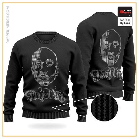 Thug Life Tupac Amaru Shakur Typography Art Wool Sweater RM0310